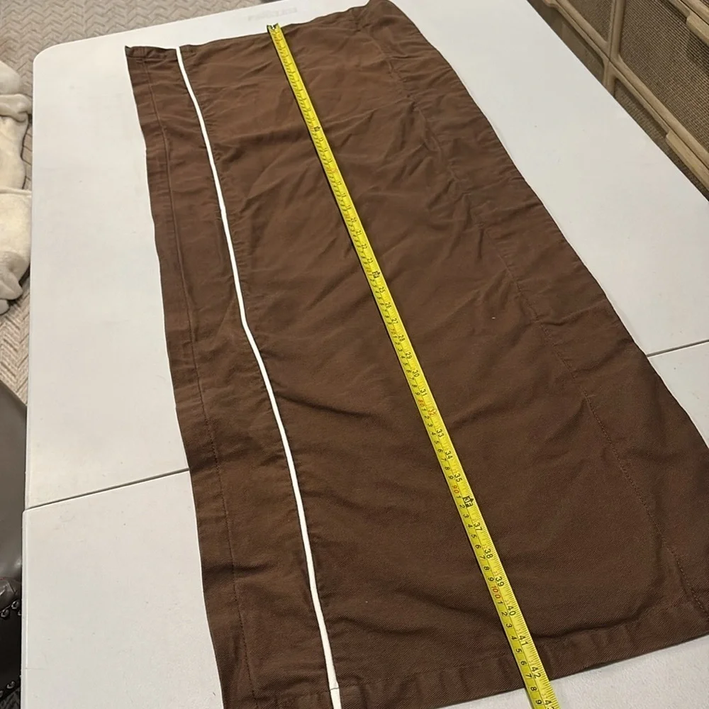 Pottery barn kids - Brown Valance Curtain.  Window treatment. Set of 2.